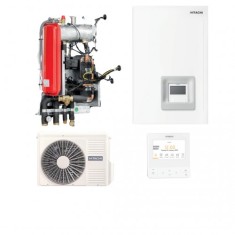 Pompa de caldura Aer-Apa Hitachi Yutaki S, putere de 11 kW, lichid R410A, alimentare trifazata, clasa A++