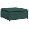 Modul taburet modular pentru canapea, verde inchis, 100x100x48 cm