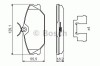 Set placute frana,frana disc RENAULT MEGANE I Break (KA0/1) (1999 - 2003) BOSCH 0 986 494 656