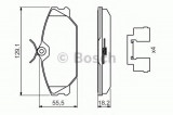 Set placute frana,frana disc RENAULT MEGANE II (BM0/1, CM0/1) (2002 - 2011) BOSCH 0 986 494 656