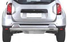 Bulbar spate din inox Dacia Duster 4x2 2010-2017 foto