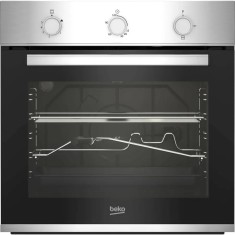Cuptor incorporabil Beko BIG12100X, Gaz, 66 l, Grill gaz, Rotisor, Siguranta flacara, RecycledNet, Iluminare halogen, Inox