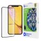 Folie de protectie Ecran Lito DPro Dustproof pentru Apple iPhone 11 / XR, Sticla Securizata, Full Glue, Neagra