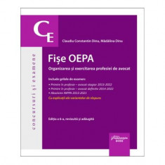 Fișe OEPA. Organizarea și exercitarea profesiei de avocat - Paperback brosat - Claudiu Constantin Dinu, Mădălina Dinu - Hamangiu