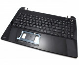 Carcasa superioara cu tastatura palmrest Laptop, Toshiba, Satellite L50-B, negru, layout us
