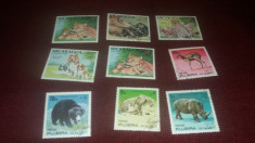 LOT TIMBRE STAMPILATE NICARAGUA 1988 FUJEIRA FAUNA 1971 foto