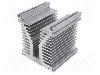 Radiator extrudat, aluminiu, 120mm x 126mm, STONECOLD - foto