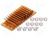Radiator extrudat, aluminiu, 23mm x 58mm, auriu, Advanced Thermal Solutions - ATS-1184-C1-R0