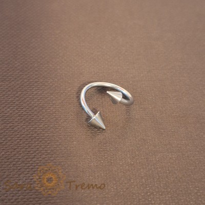 Piercing din Titan Antialergic cu 2 Capete Sageata foto