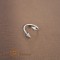 Piercing din Titan Antialergic cu 2 Capete Sageata