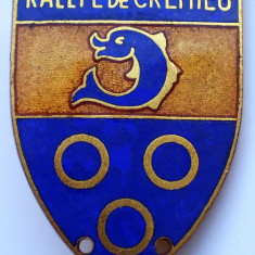 I.301 INSIGNA FEDERATIA FRANCEZA DE CICLISM RALLYE DE CREMIEU h37mm email