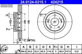 ATE 24.0124-0215.1 Disc frana