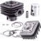 Set Motor scuter PIAGGIO Free 1 80 80cc 2T + CHIULOASA