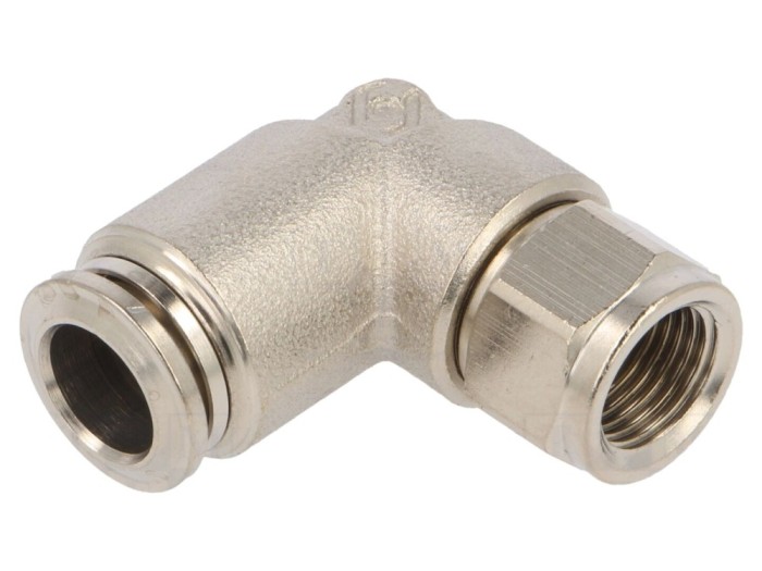 Conector push-in unghiular 8mm, 1/8"