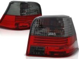 Set de stopuri tuning potrivit pentru Volkswagen GOLF 4 09.1997-09.2003 hatchback cu baza rosie si fumurie, stanga si dreapta Performance AutoTuning