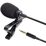 Cumpara ieftin Microfon Laviera Techstar&reg; Lapel cu Clip, Reducerea Zgomotului, 3.5mm, TRRS, 1.5m