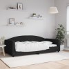 VidaXL Cadru de pat, negru, 100 x 200 cm, material textil 354118