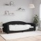 vidaXL Cadru de pat, negru, 100 x 200 cm, material textil 354118