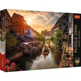 Puzzle Premium Plus - Mica Venetie din Colmar - Franta, 1000 piese, Lean 27828