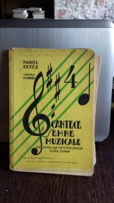 CANTECE SI SEMNE MUZICALE - MARCEL BOTEZ foto