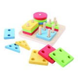 Joc de sortare - 4 forme geometrice, Bigjigs