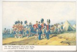 Bnk cp Militare - uniforme - The 78th Highlanders ( Ross-shire Buffs), Necirculata, Printata