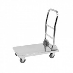 Carucior platforma pliabil Yato Gastro capacitate 150 kg, 600x430mm, Inox tip 201