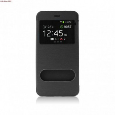 HUSA FLIP D-VIEW WINDOW IPHONE 6 PLUS (5,5INCH ) NEGRU foto