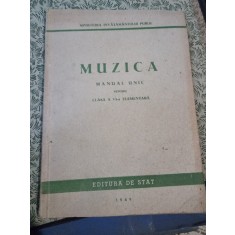 Muzica, manual unic pentru clasa a VI-a elementara