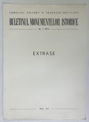 BULETINUL MONUMENTELOR ISTORICE , NR. 1 : ICOANE DE LA MIJLOCUL SECOLULUI AL XVII - LEA DIN BISERICA STELEA - TARGOVISTE de AL. EFREMOV , 1973, DEDI foto