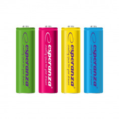 Baterii reincarcabile Ni-MH AA 2000MAH x4, Esperanza EZA108 foto