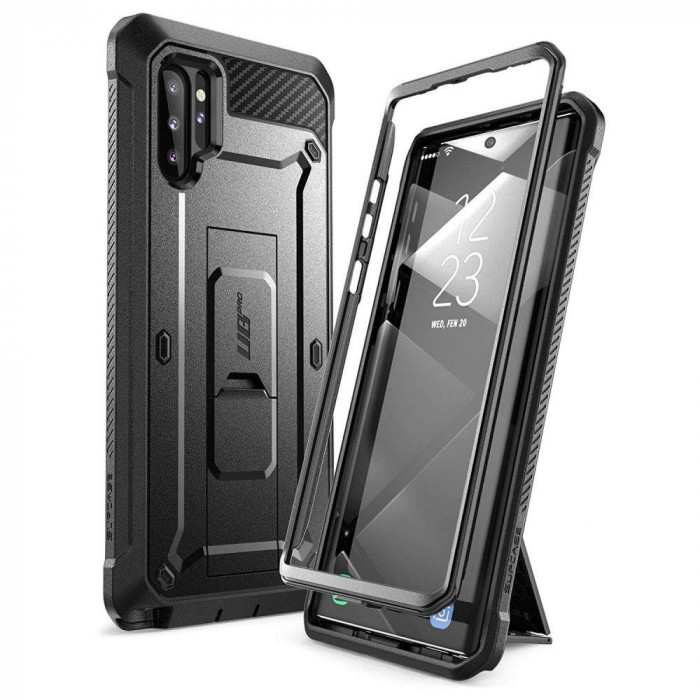 Husa pentru Samsung Galaxy Note 10 Plus / Note 10 Plus 5G, Supcase Unicorn Beetle Pro, Black