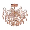 Candelabru Cristal Fiamma, 4x E27, Diametru 50cm, Auriu ModernLight Concept
