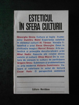 ESTETICUL IN SFERA CULTURII foto