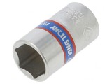 Cheie tubulară hexagonală 10mm 1/4&quot; scurtă 24,5mm