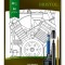 Bloc desen A4, 20 file - 210g/mp, pentru schite creion/marker, AURORA Bristol -
