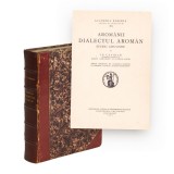 Theodor Capidan, Arom&acirc;nii. Dialectul arom&acirc;n. Studiu lingvistic, 1932