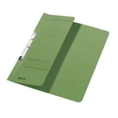 Dosar Incopciat Leitz, A4, Carton, cu Sina, Coperta 1/2, Verde, Dosar cu Sina si Copci pentru Incopciat, Dosar cu Copci si Sina pentru Incopciat, Dosa foto