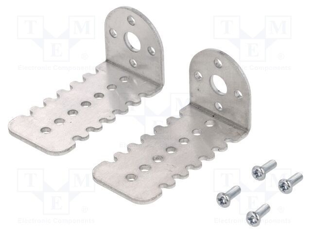 Suport argintie Raster orif.fix 17mm POLOLU, 27x52x25mm, 2buc.