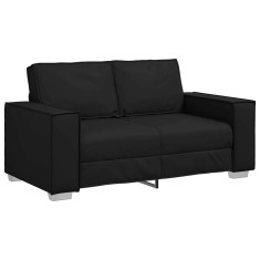 vidaXL Canapea Negru 160 x 78 x 84 cm țesătură 4105050