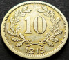 Moneda istorica 10 HELLER - AUSTRIA / AUSTRO-UNGARIA, anul 1915 *cod 1924 B, Europa
