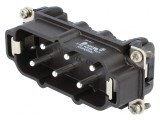 Conector HDC cu 6 Inserturi de Contact Tată 42A