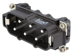 Conector HDC cu 6 Inserturi de Contact Tată 42A