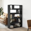 VidaXL Bibliotecă, negru, 100x33x156,5 cm, lemn prelucrat 3309340