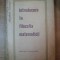 INTRODUCERE IN FILOZOFIA MATEMATICII de STEPHAN KORNER , Bucuresti 1965