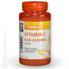 Vitamina C cristalizata 150gr. (imunitate, crestere, infectii, raceala) Vitaking foto