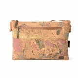 Geanta dama crossbody din pluta Textures Pink