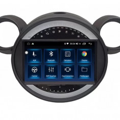 Navigatie Auto Multimedia cu GPS Mini Countryman 2007 - 2014 Android 2 GB RAM si 32 GB ROM Internet 4G Aplicatii Waze Wi-Fi USB Bluetooth