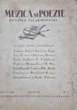 Muzica si poezie, Revista Filarmonicei - anul I, 1936, Martie, nr 5 (articol principal - Comemorarea Reginei Carmen Silva la Academia Romana)