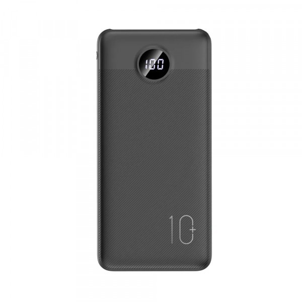 Baterie Externa Veger L10S, 10000mAh, 20W, QC + PD, 1 x USB-C - 2 x USB-A, Neagra